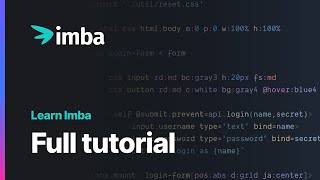 Learn Imba [full tutorial]