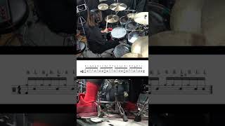 メトリックモジュレーション シングルパラディドルを6連符に応用して叩いてみた。drum BEAT #shorts