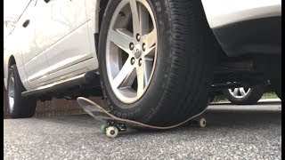 ReVive Skateboards Strength Test / BIG TRUCK PARKED ON TOP!