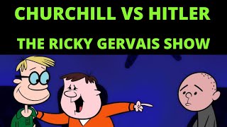 Churchill VS Hitler - Ricky Gervais Show, Stephen Merchant, Karl Pilkington