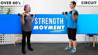 Strength \u0026 Movement Circuit for Over 60's // Senior Full-Body Workout