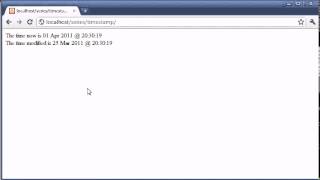 Beginner PHP Tutorial 59 Modifying timestamps