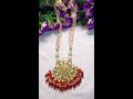 diy shadi special 🎉 long necklace bnana sikhe stepbystep viral kundan trending shorts fashion