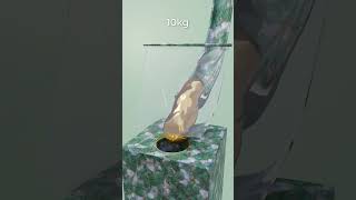 Ultra Heavy Cloth 3D Simulation | 1 kg vs 1000kg | ASMR for eyes