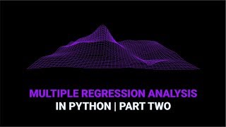 Multiple Regression Analysis in Python | Part 2