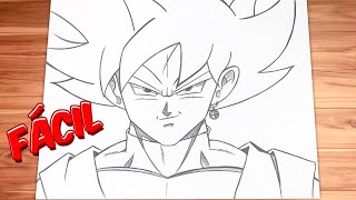 CÓMO DIBUJAR a BLACK GOKU Paso a Paso a Lápiz ✅ Fácil