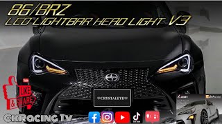 86 \u0026 BRZ 💎CRYSTALEYE 💎LED  HEADLIGHT V3 \u0026 AVEST DOOR MIRROR WINKER 【ヘッドライト交換】#toyota #subaru