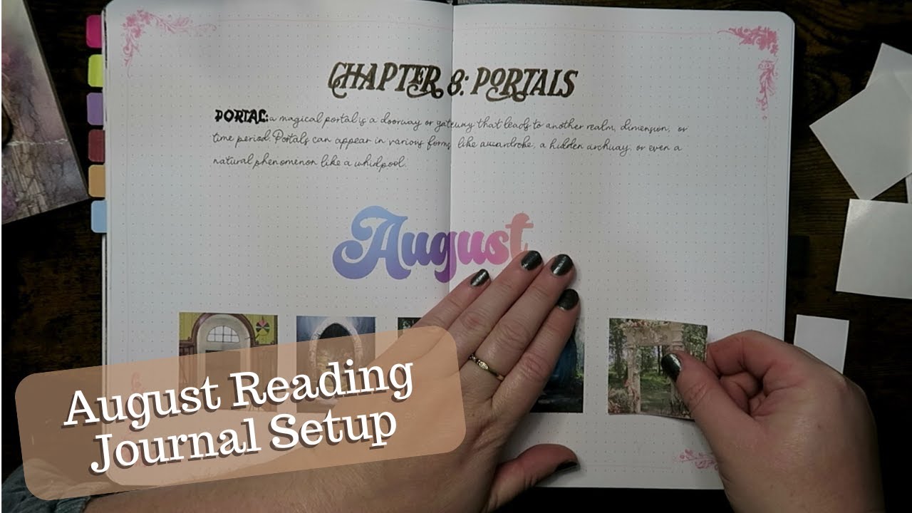 August Reading Journal Setup Youtube