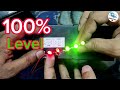 simple 12 volt battery level indicator circuit