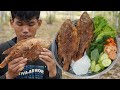 Deep Fried Red Fish Crispy Eating with Rice Noodle So Delicious