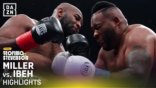 WHAT HAPPENED TO Jarrell Millers hair vs Kingsley Ibeh | Fight Highlights