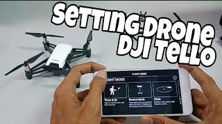 setting drone dji tello