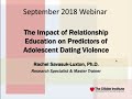 Changing Attitudes   The Impact of Relationship Education on Predictors of Dating V