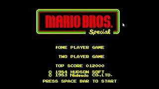 [#48] Mario Bros. Special (NEC PC-8001)