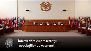 Întrevedere cu președinții asociațiilor de veterani