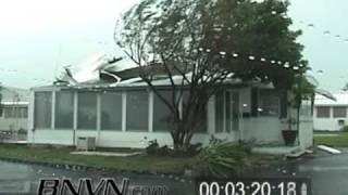 Hurricane Frances Video, Fort Pierce, FL and Hutchinson Island, FL Part 6.