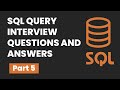 Part 5: SQL Query Interview Questions & Answers | Delete Duplicate Rows from a Table(Multiple Ways)