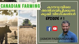 || Canadian Farming | കാനഡയിലെ അതിശയിപ്പിക്കുന്ന കൃഷി വിശേഷങ്ങൾ | Episode -1 | Jaimon Pazhanganad ||