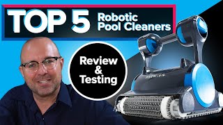 Top 5 Robotic Pool Cleaners - Best Pool Cleaners from Dolphin \u0026 Aquabot - Testing \u0026 Review