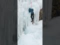 eisklettern im eiskletterpark silvretta bielerhöhe im schönen montafon ist auch mit kindern möglich