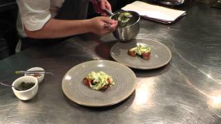 Kitchen at service at Koka in Gothenburg, Sweden