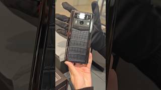 Black alligator skin METAVERTU2 unboxing display.