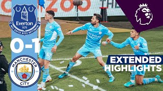 FODEN'S LATE WINNER SENDS CITY SIX POINTS CLEAR | Everton 0-1 Man City | Extended Highlights
