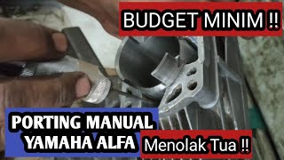 CARA PORTING MANUAL YAMAHA ALFA !!