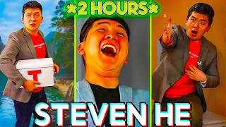 *2 HOURS* Steven He Emotional Damage Tiktok Funny Videos - Steven He Failure Managment Videos 2024