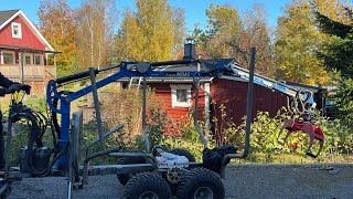 Köp Miniskotare Järnhästen 2090 Pw flex med Avestavagn  ms42, kran grip och rotator på Klaravik