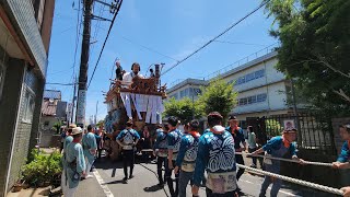 佐原の大祭2023千秋楽 荒久区 演奏 野田芸座連