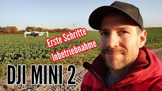 DJI Mini 2 Inbetriebnahme DJI Fly APP einrichten Drohne installieren erste Schritte