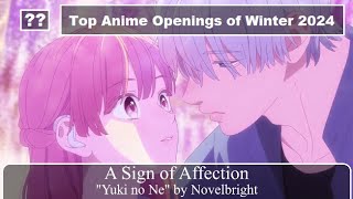 Top Anime Openings of Winter 2024