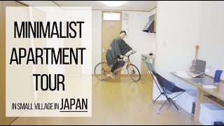 Minimalist Apartment Tour in small village in Japan.