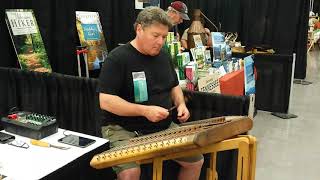 Tim Simek plays Hammered Dulcimer at the 2018 Wilderness Wildlife Week