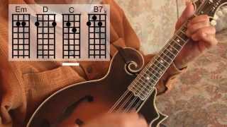 What Child Is This? easy mandolin chords - Roland White
