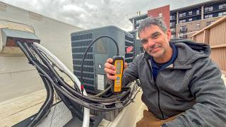Refrigerant Leak Search on Condensing Unit