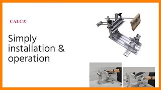 The Promotion Video for Calca Manual Cylinder Screen Printing Press