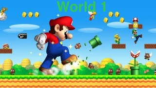 New Super Mario Bros. DS Gameplay Walkthrough World 1! All Star Coins!