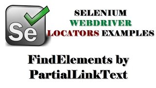 Selenium Tutorials | Selenium Script to Locate Elements by Partial Link Text