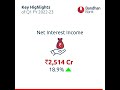 key highlights of bandhan bank q1 fy22 23