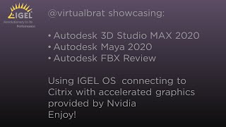 Autodesk on IGELOS +Citrix+Microsoft+Nvidia