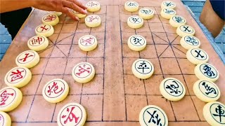 街头象棋实战，胆战心惊的攻击，步步紧逼的套路，残局斗智斗勇