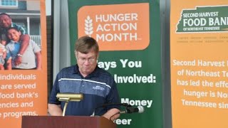 Kingsport Mayor Pat Shull proclaims September as Hunger Action Month