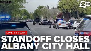 City Hall in Albany, Oregon locked down amid developing situation, standoff at the building