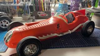 If you like old toy cars, you'll dig this!  1961 Indy-style tether car!