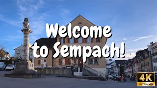 A charming small town in Luzern Region! The village of Sempach.