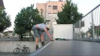 Rollerblading - half pipe Session