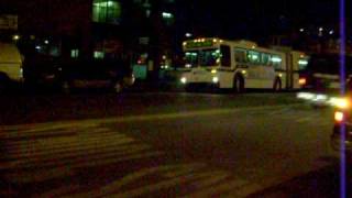 MaBSTOA M100 Orion V and M101 D60HF Articulated at 145th Street ~ Night