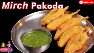 चटपटे आलू भरे मिर्ची के पकोड़े | Mirchi Vada Recipe | Rajasthani Mirchi Vada Pakoda By Sneha kitchen